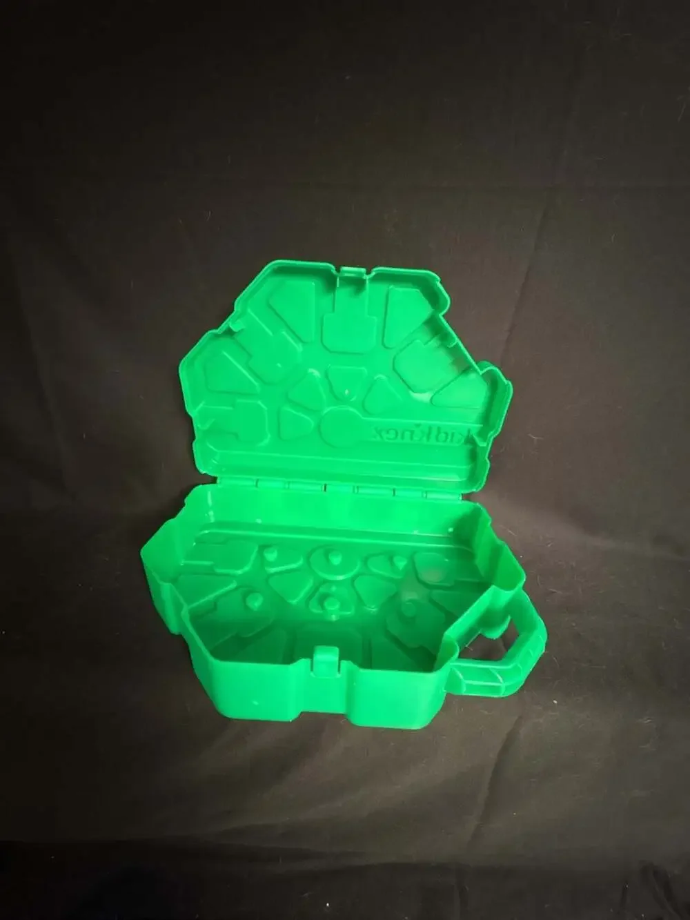 Kid K'NEX Green Storage Carrying Case Box w/ Handle